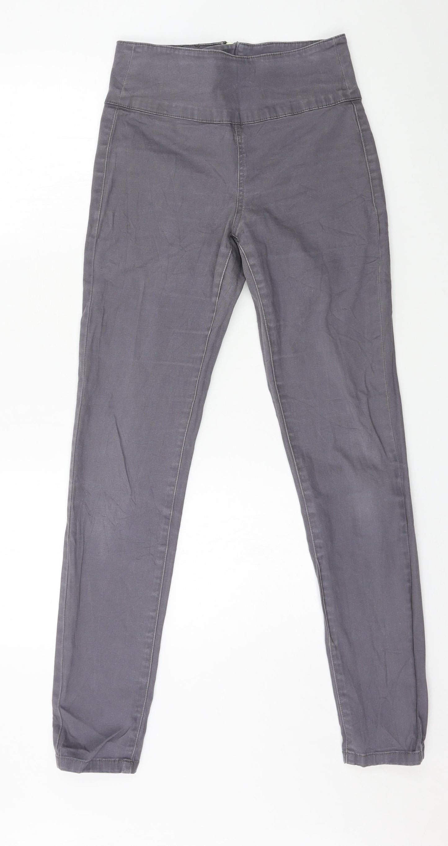 Womens UK Size S Pieces Regular Fit Skinny Grey Jeans