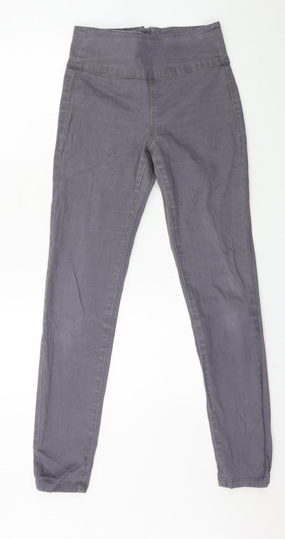 Womens UK Size S Pieces Regular Fit Skinny Grey Jeans