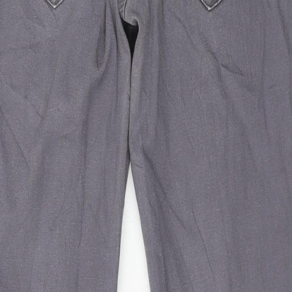 Womens UK Size S Pieces Regular Fit Skinny Grey Jeans