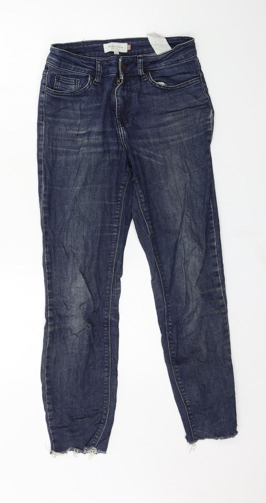 Part Two Womens Blue  Denim Straight Jeans Size 26 in L25 in