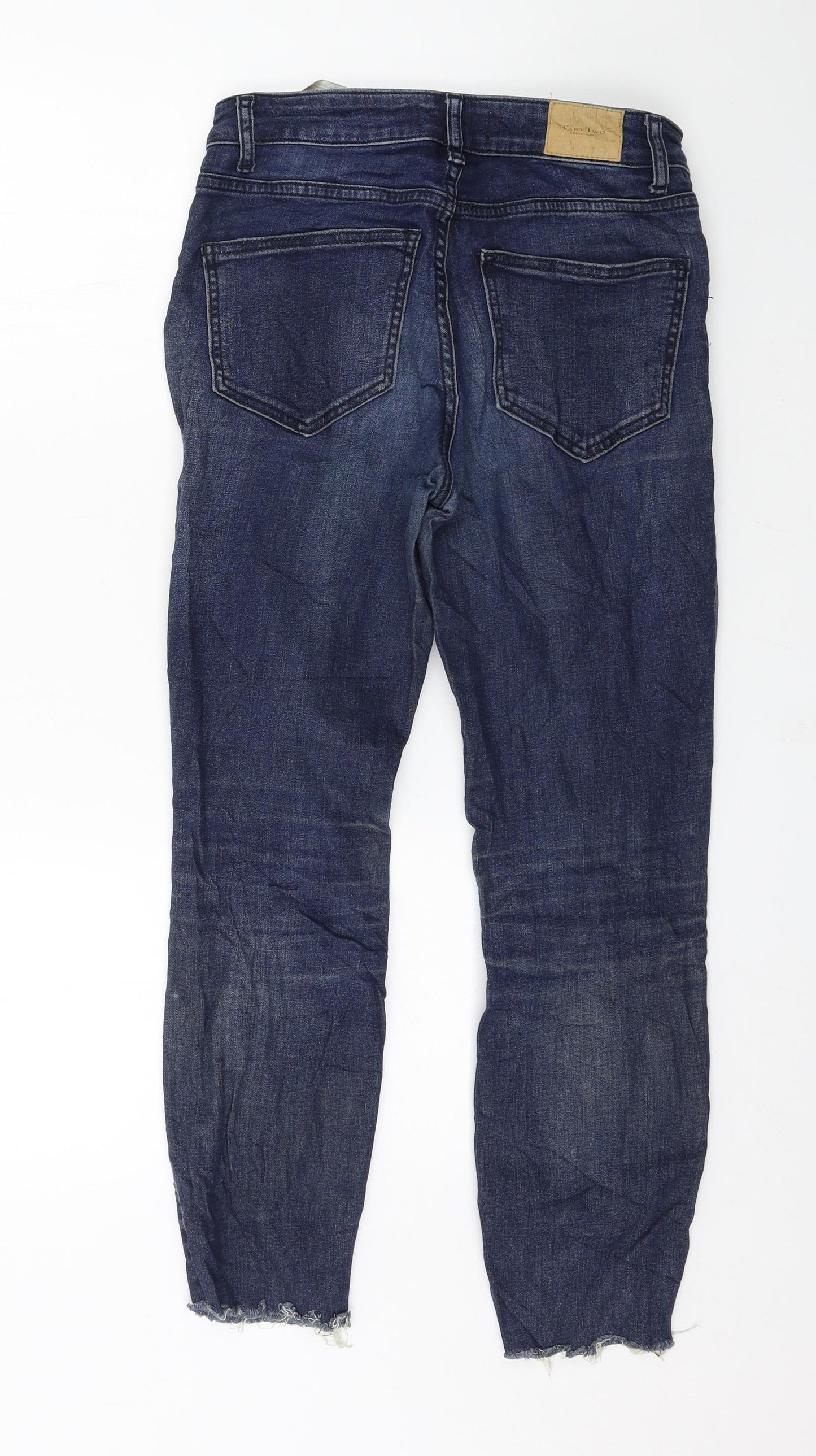 Part Two Womens Blue  Denim Straight Jeans Size 26 in L25 in