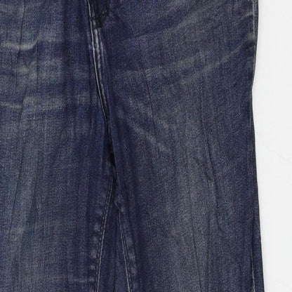 Part Two Womens Blue  Denim Straight Jeans Size 26 in L25 in