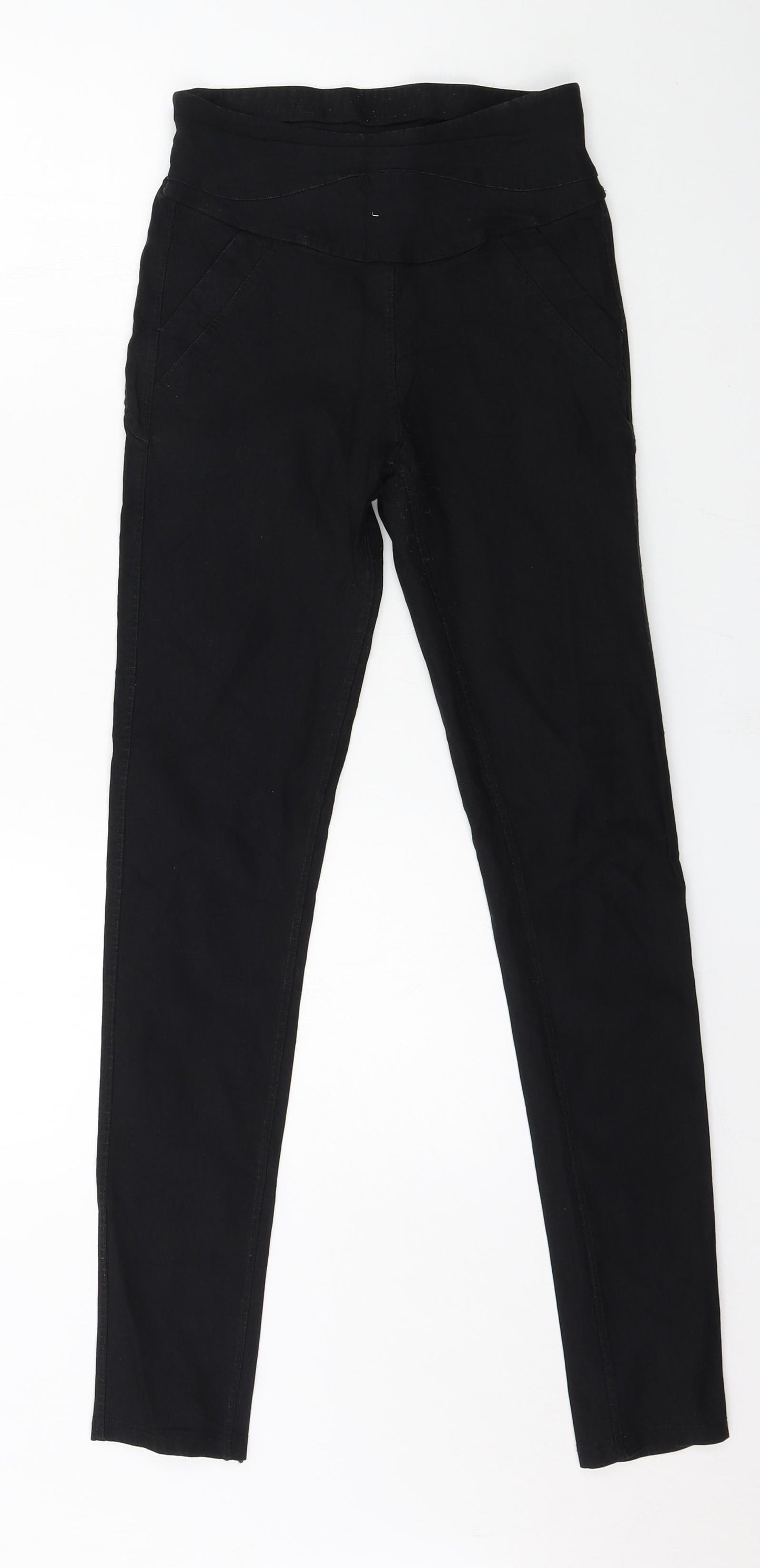 MARILYN Womens Black  Jersey Trousers  Size M L29 in