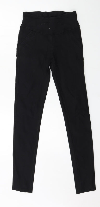 MARILYN Womens Black  Jersey Trousers  Size M L29 in