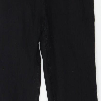 MARILYN Womens Black  Jersey Trousers  Size M L29 in
