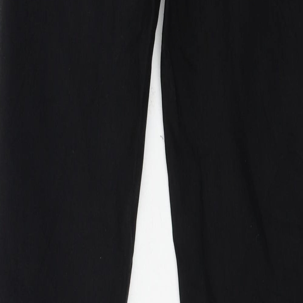 MARILYN Womens Black  Jersey Trousers  Size M L29 in