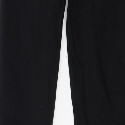 MARILYN Womens Black  Jersey Trousers  Size M L29 in