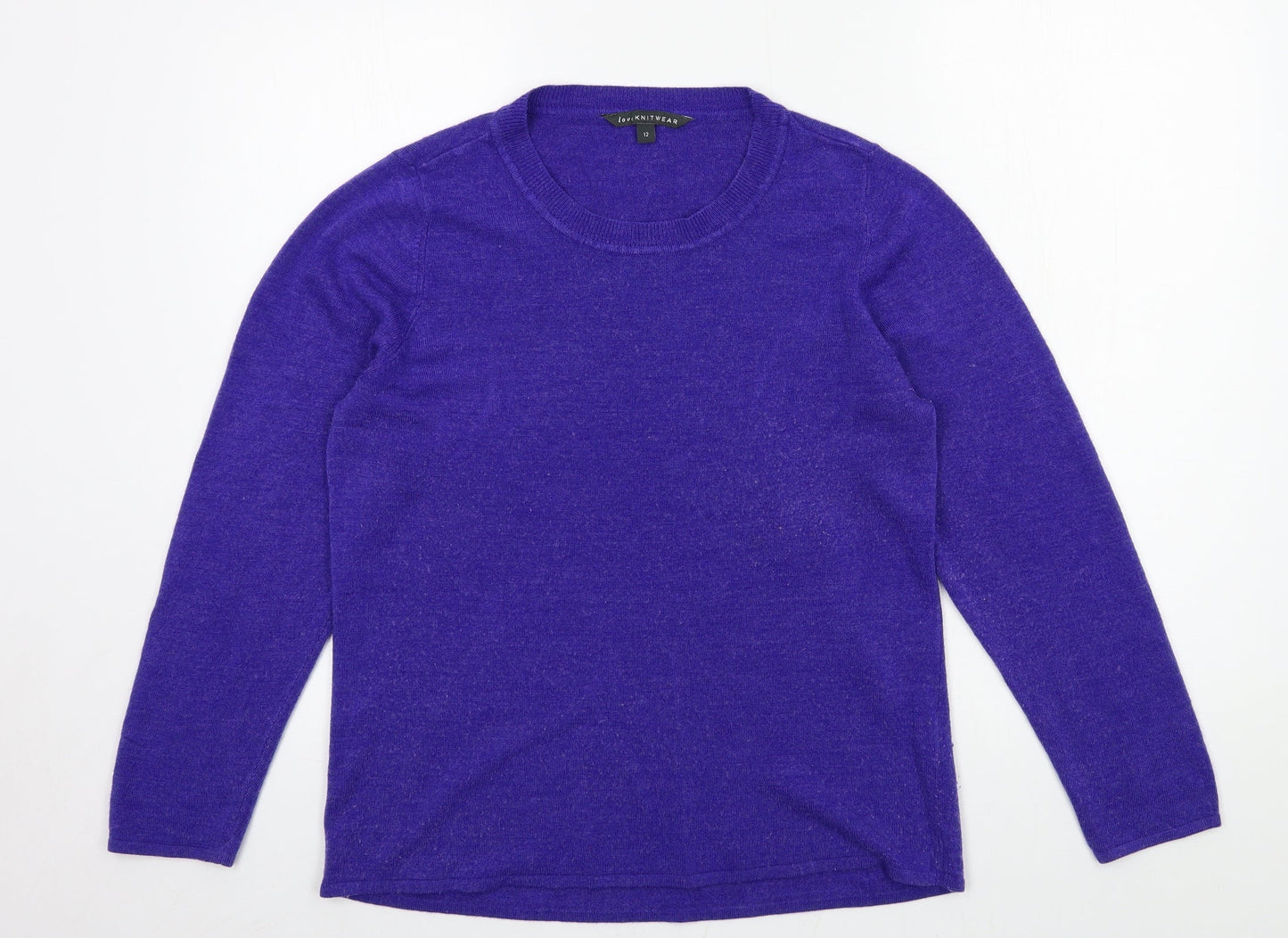 Womens UK Size 12 Bonmarché Blue Pullover Jumper
