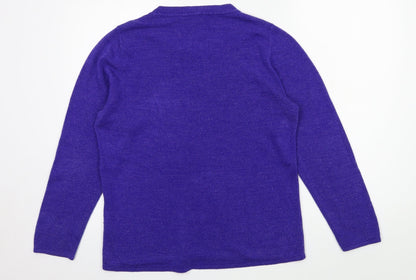Womens UK Size 12 Bonmarché Blue Pullover Jumper