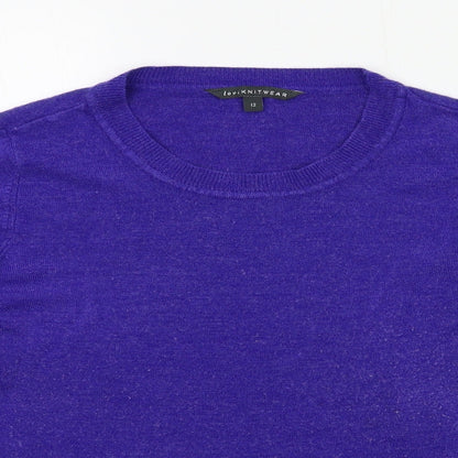 Womens UK Size 12 Bonmarché Blue Pullover Jumper