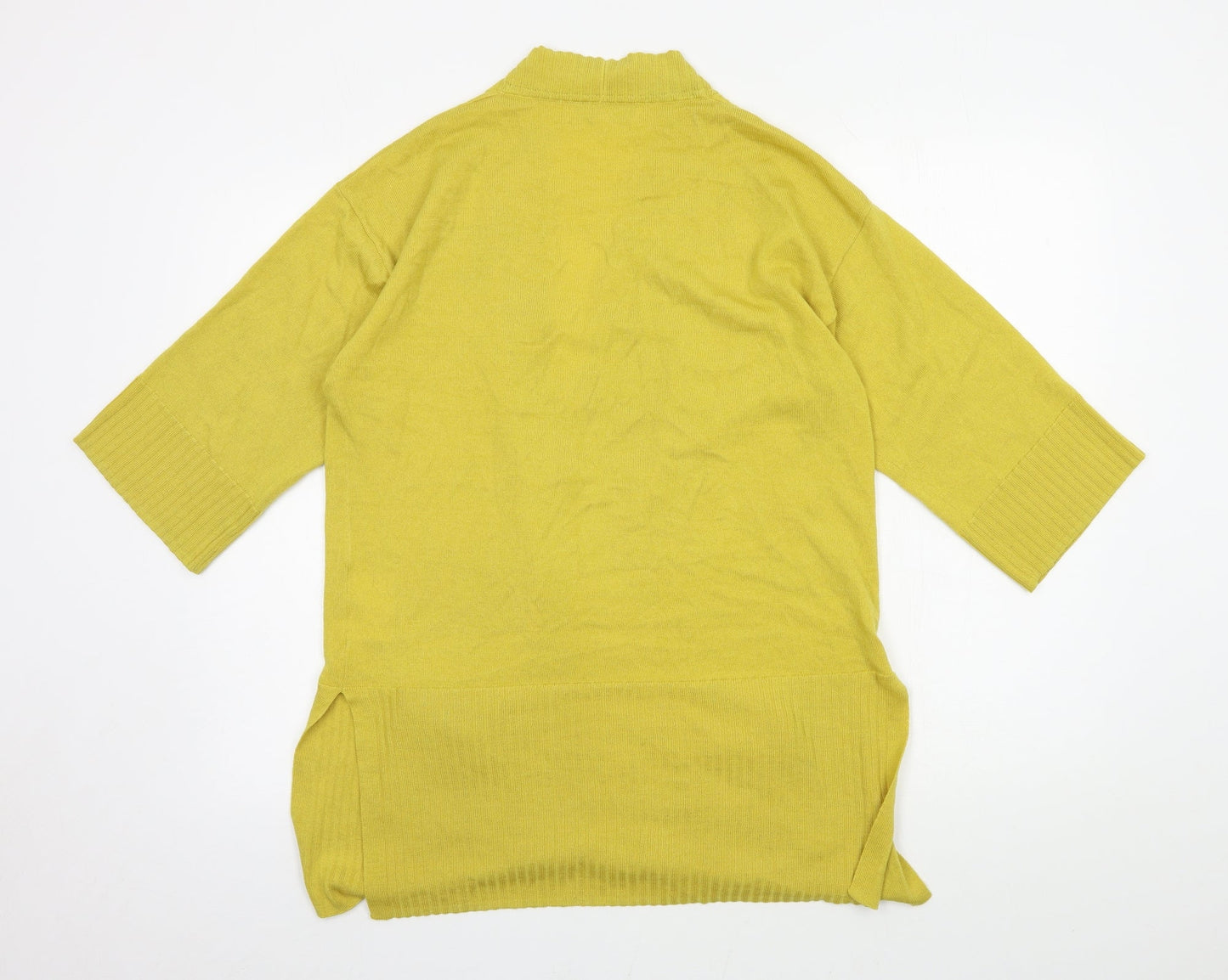 Womens UK Size S Country Casuals Yellow Cardigan Jumper