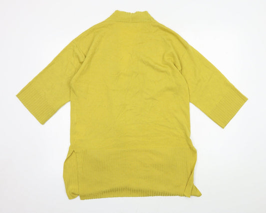 Country Casuals Womens Yellow  Knit Cardigan Jumper Size S