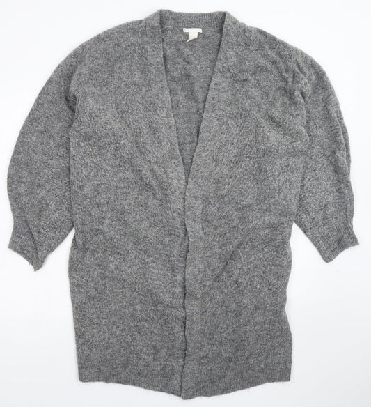 Womens UK Size M H&M Grey Cardigan Jumper