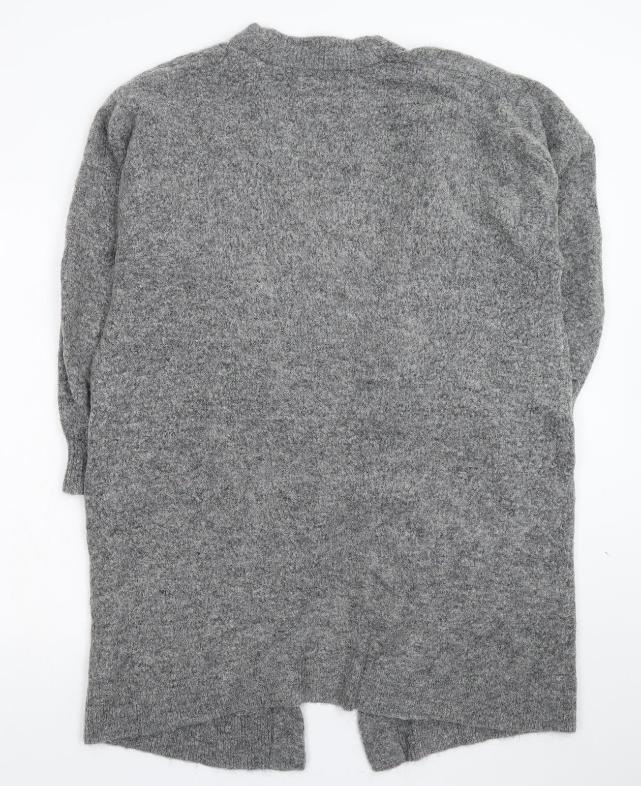 Womens UK Size M H&M Grey Cardigan Jumper