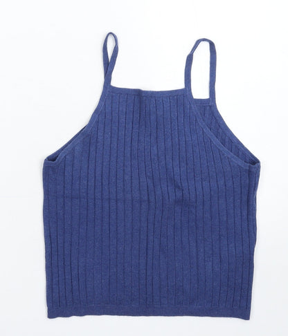 Womens UK Size 14 Atmosphere Blue Basic Tank