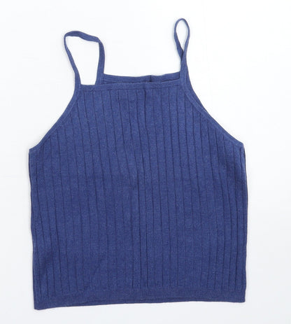 Womens UK Size 14 Atmosphere Blue Basic Tank