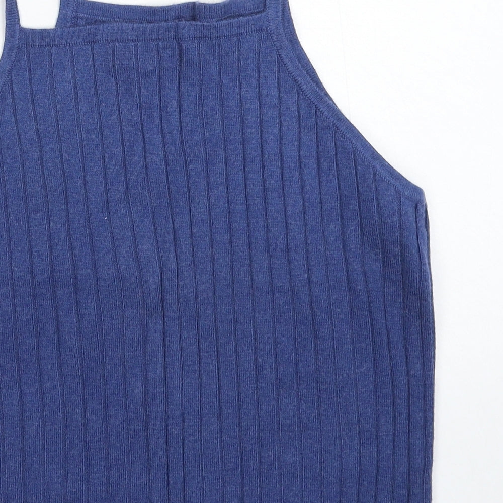 Womens UK Size 14 Atmosphere Blue Basic Tank