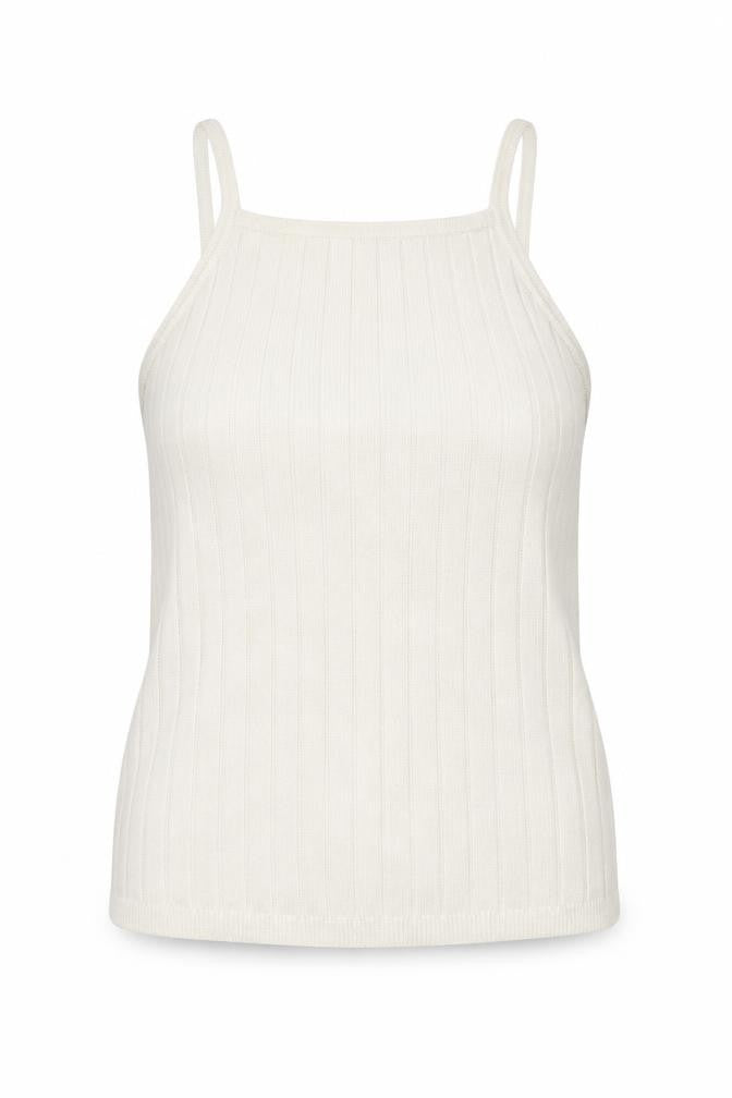 Womens UK Size 14 Atmosphere White Basic Tank