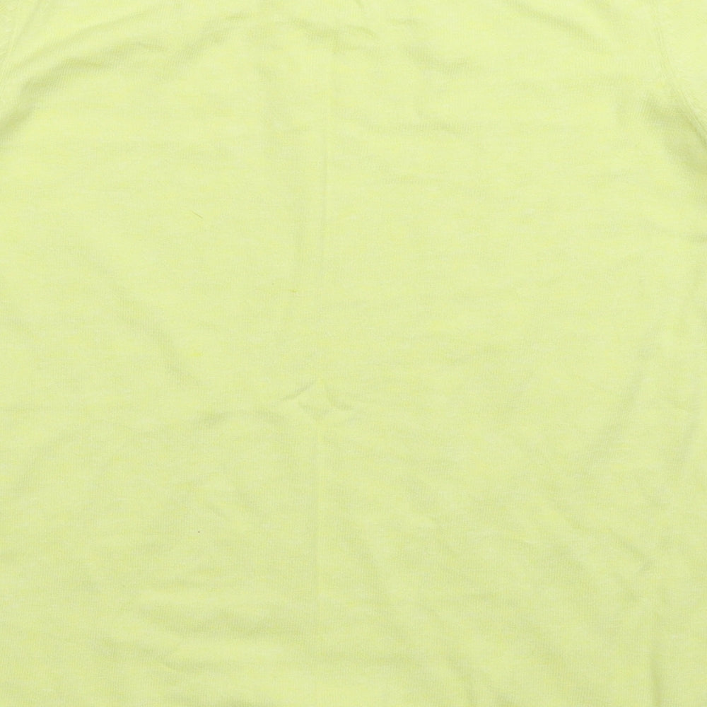 Womens UK Size M Marks and Spencer Yellow Pullover Jumper
