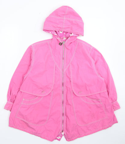 Additional front view of Top Five girls’ pink jacket coat, size 9, years