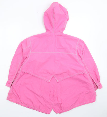 Back view of Top Five girls’ pink jacket coat, size 9, years