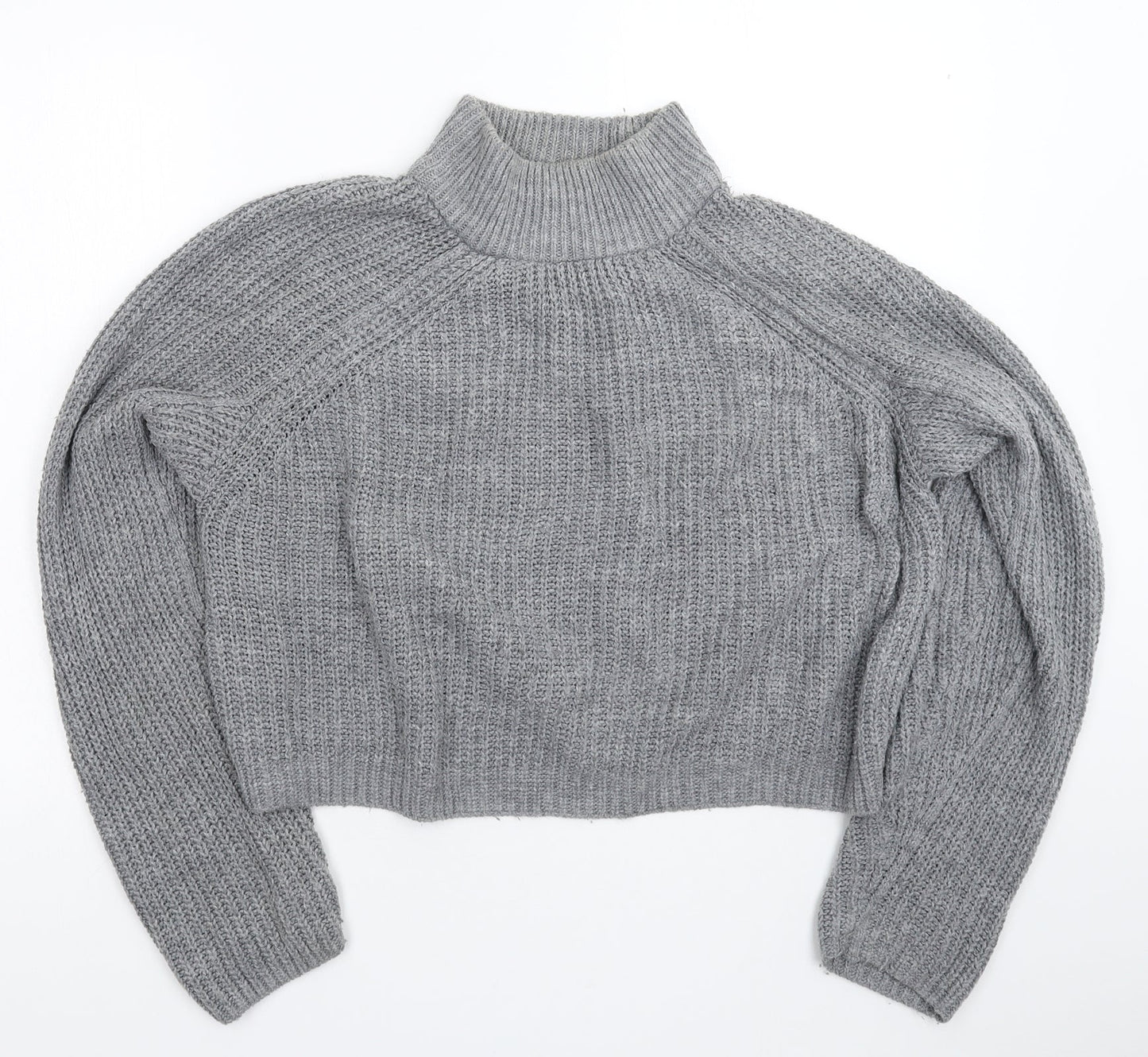 Primark Womens Grey  Knit Pullover Jumper Size 12