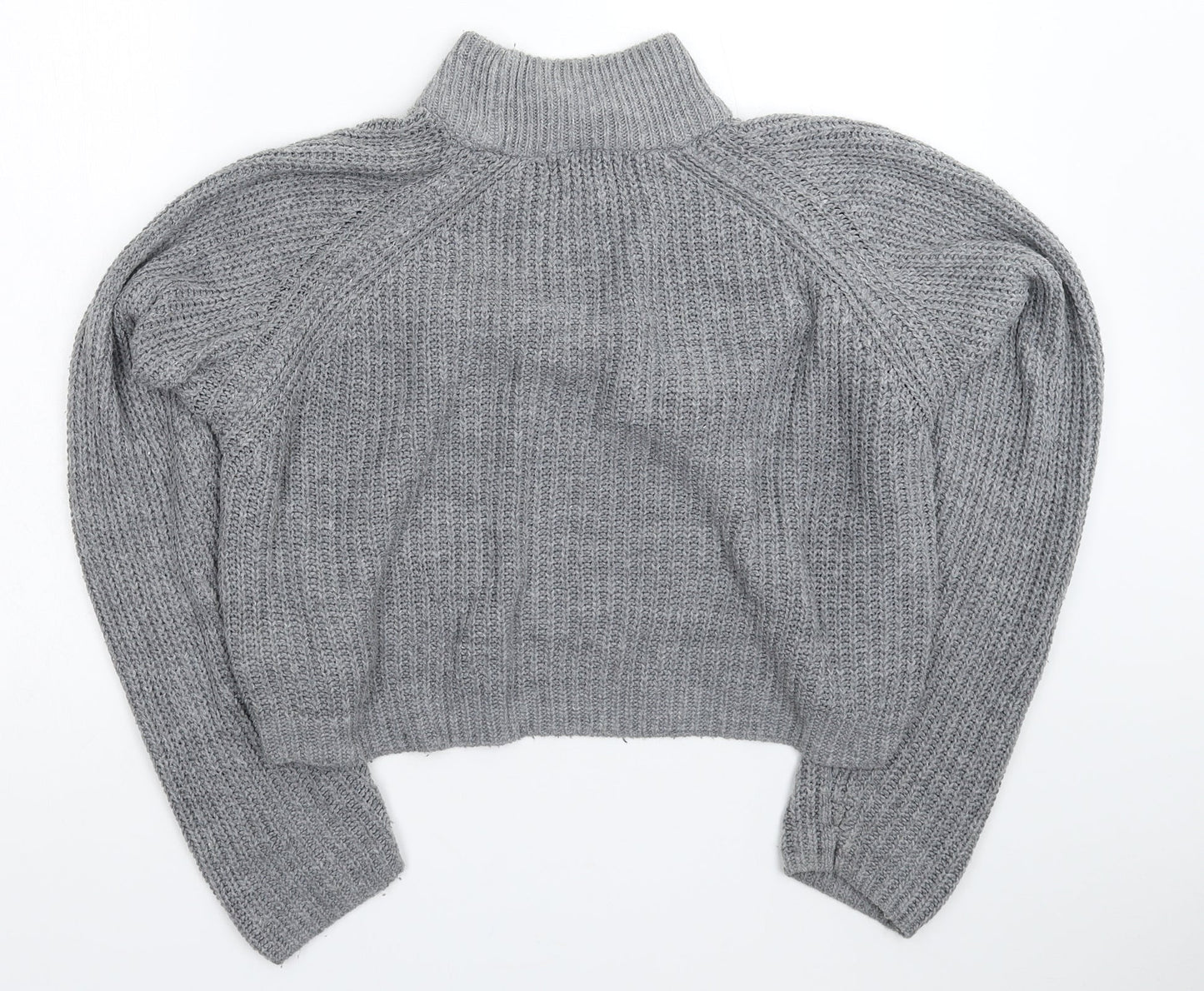 Primark Womens Grey  Knit Pullover Jumper Size 12
