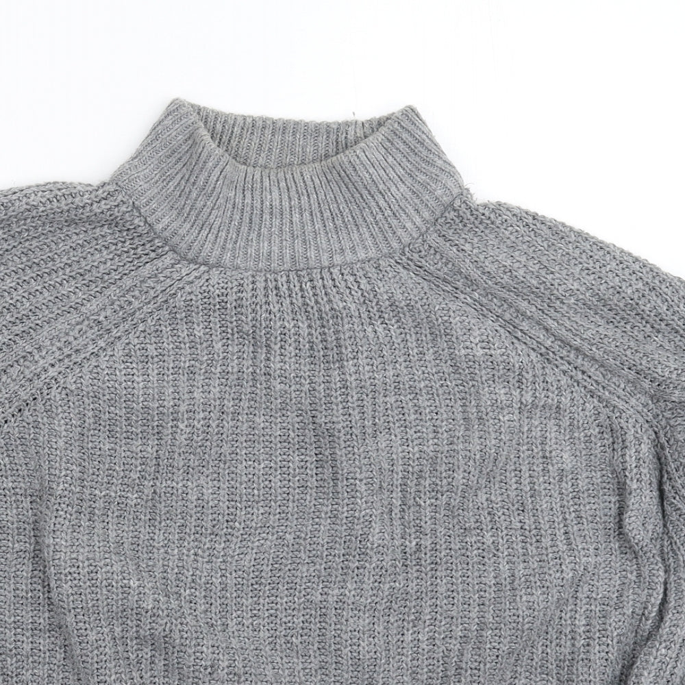 Primark Womens Grey  Knit Pullover Jumper Size 12