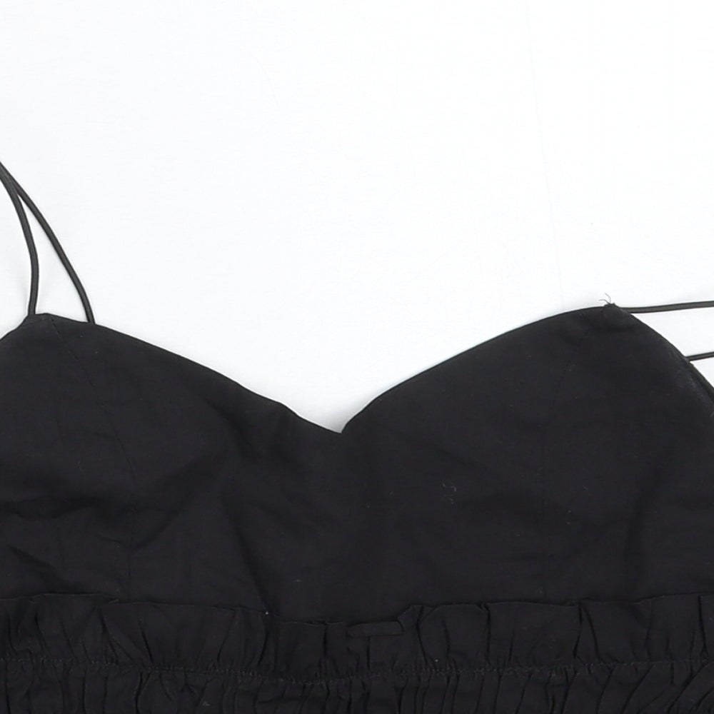 Missguided Womens Black   Basic Tank Size 6