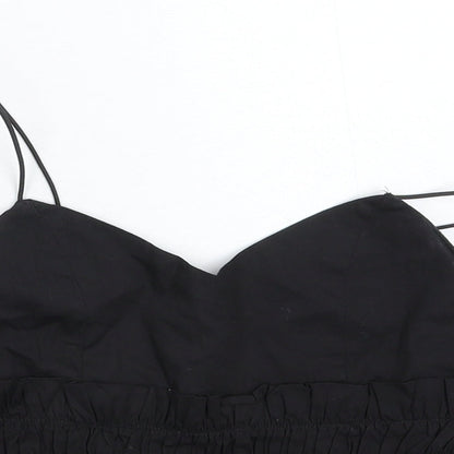 Missguided Womens Black   Basic Tank Size 6