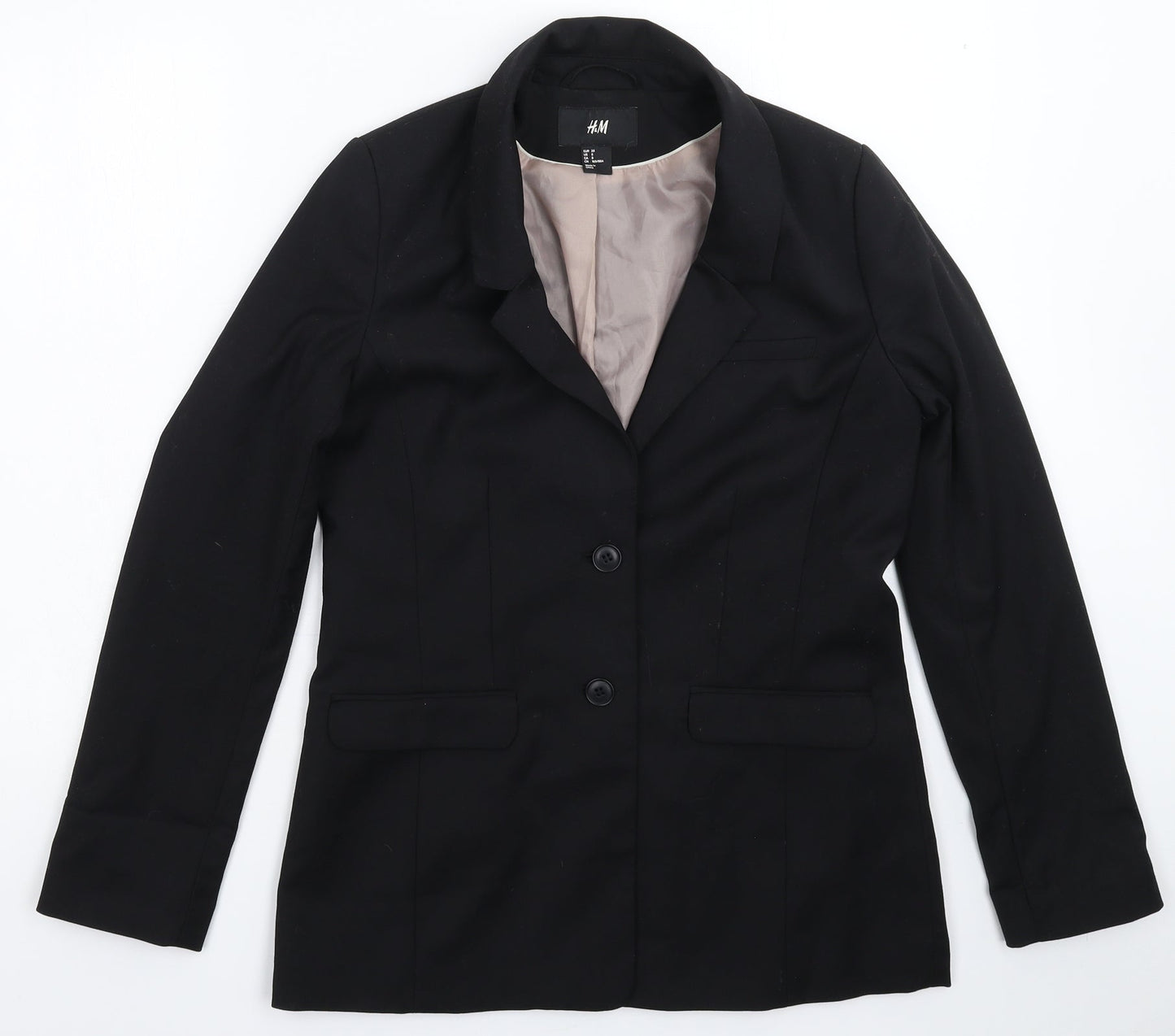 H&M Womens Black   Jacket Suit Jacket Size 12