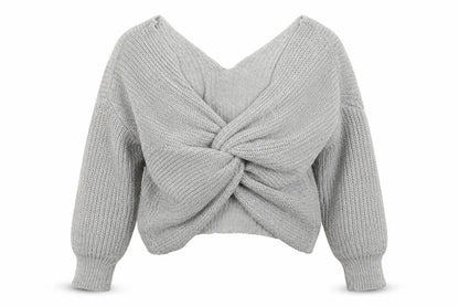 Womens UK Size XL Preworn Grey Pullover Jumper