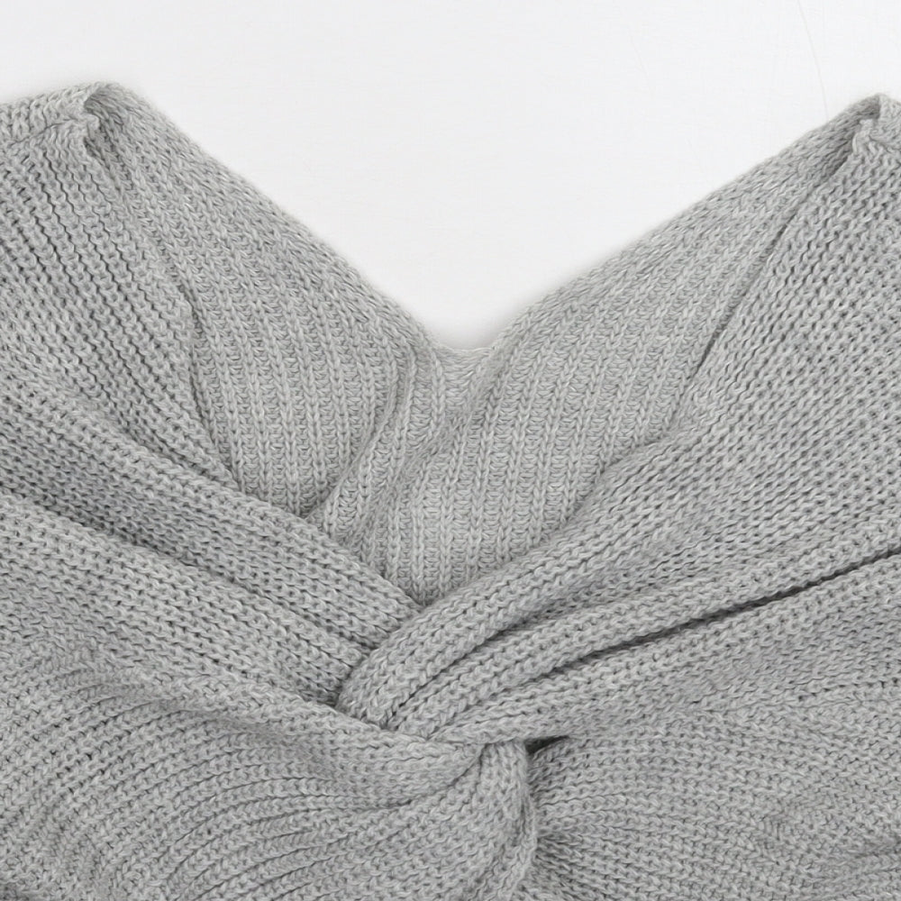 Womens UK Size XL Preworn Grey Pullover Jumper