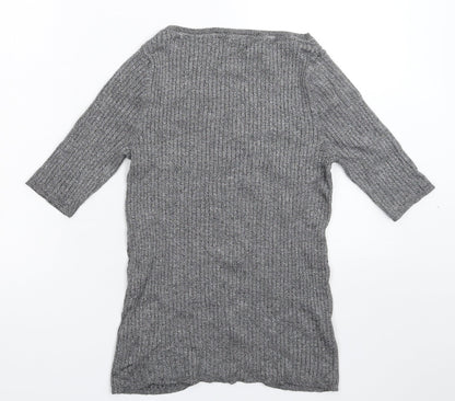 Womens UK Size 12 Marks and Spencer Grey Pullover Jumper