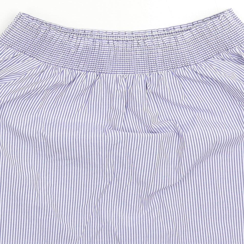 Womens UK Size 12 New Look Blue Basic Blouse