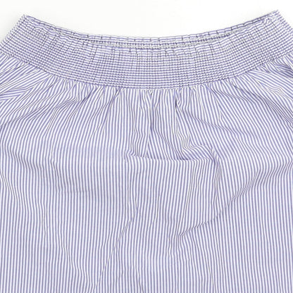 Womens UK Size 12 New Look Blue Basic Blouse