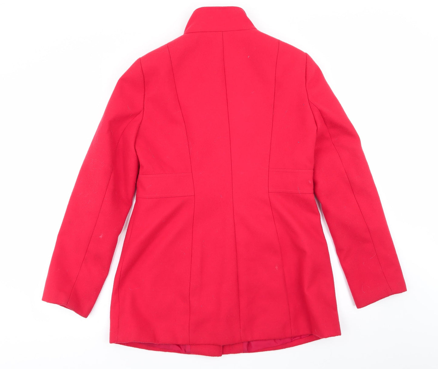 Asda George Womens Red   Overcoat Coat Size 10