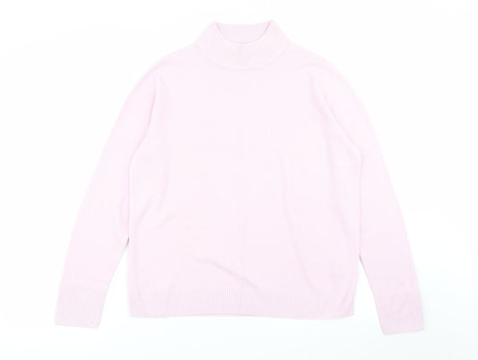 Womens UK Size 14 M&S Pink Pullover Jumper