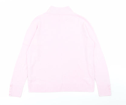 Womens UK Size 14 M&S Pink Pullover Jumper