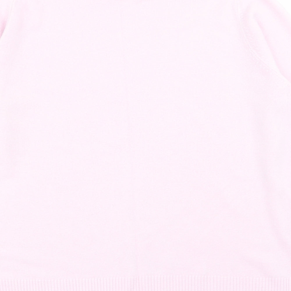 Womens UK Size 14 M&S Pink Pullover Jumper
