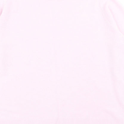 Womens UK Size 14 M&S Pink Pullover Jumper