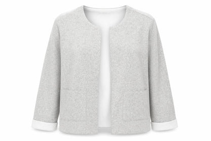 Womens UK Size 14 TU Grey Cardigan Jumper