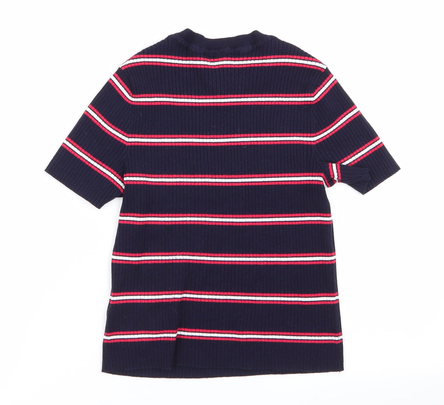 Womens UK Size 6 Divided by H&M Multicoloured Basic T-Shirt