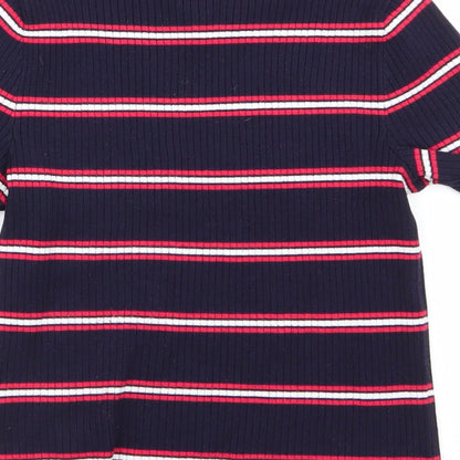 Womens UK Size 6 Divided by H&M Multicoloured Basic T-Shirt