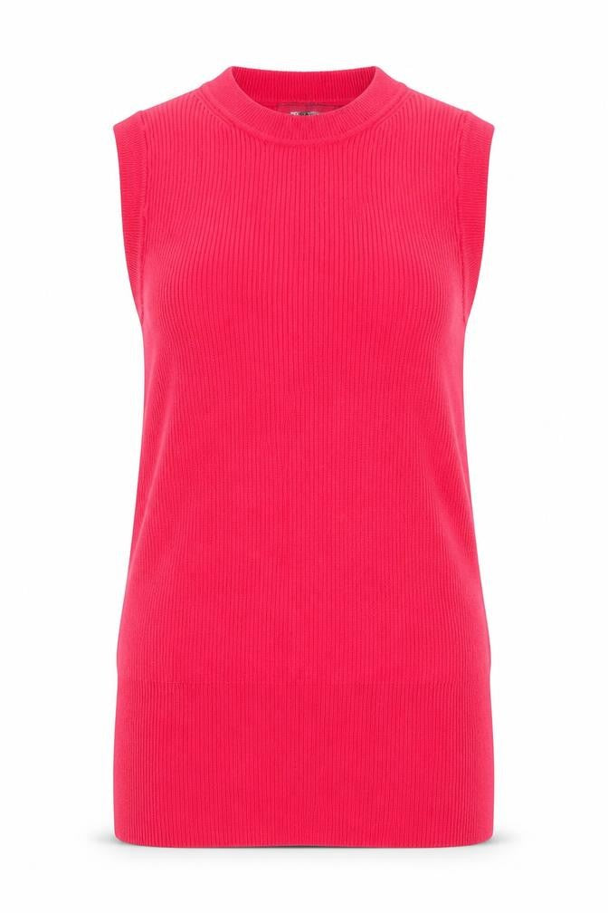 M&S Womens Red   Basic Tank Size 10
