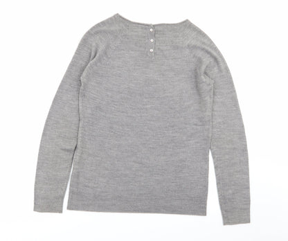 Primark Womens Grey   Pullover Jumper Size 10