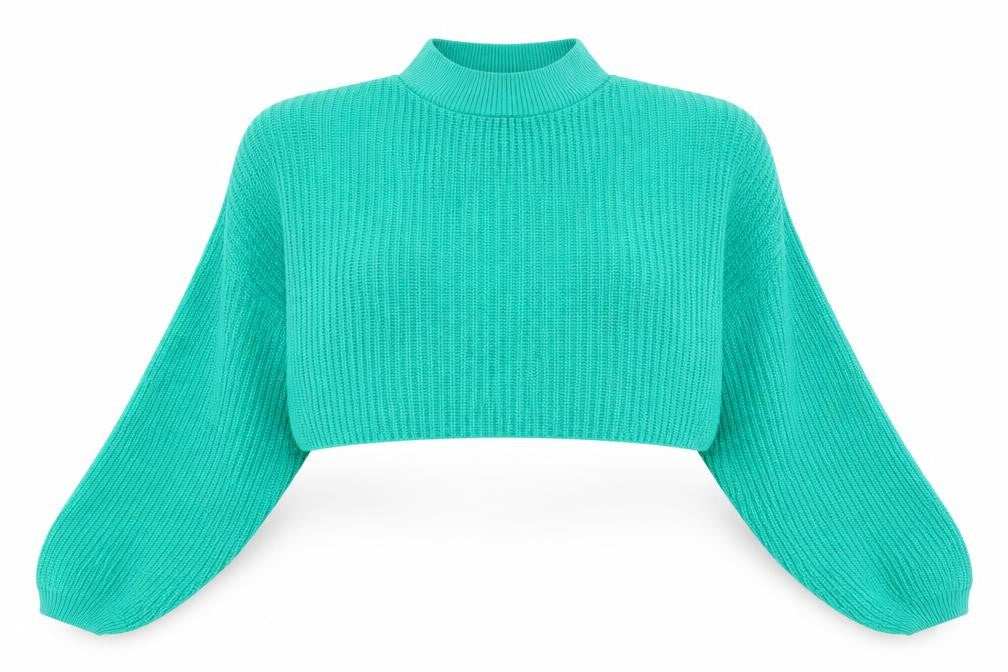 Womens UK Size 12 In the Style Green Pullover Jumper