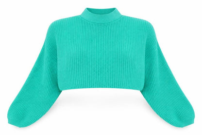 Womens UK Size 12 In the Style Green Pullover Jumper