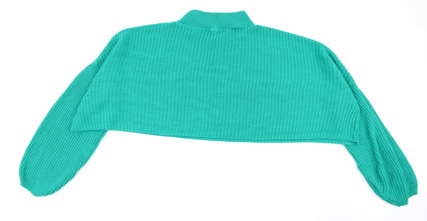 Womens UK Size 12 In the Style Green Pullover Jumper