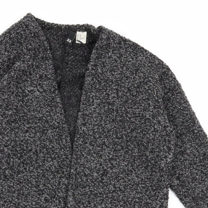 Womens UK Size XS Divided by H&M Grey Cardigan Jumper